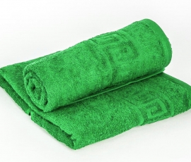 Полотенце махровое 100х150 Зеленый